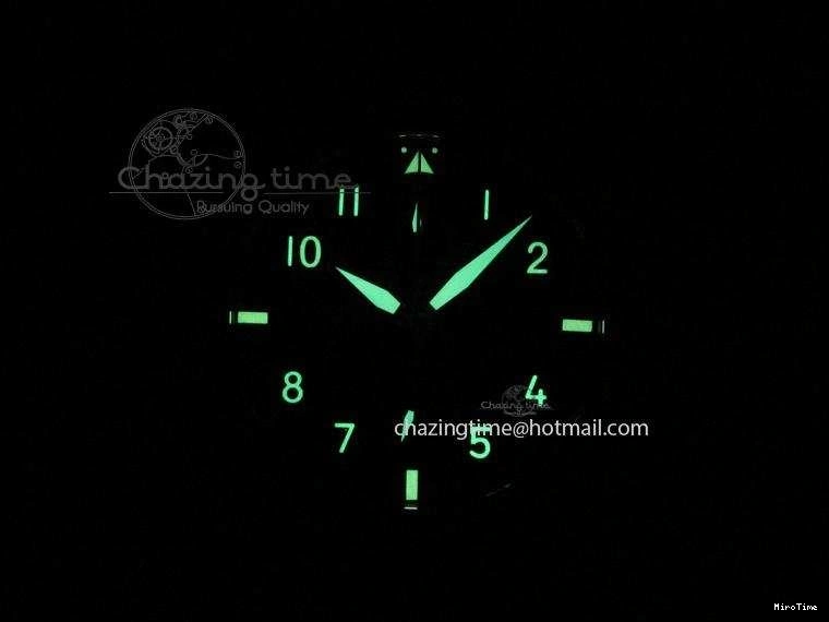 MIROTIME 0216 Pilot Chrono SS IW387808 CF3 ZF 1:1 Best Edition On Brown Leather Strap A Soft 7328